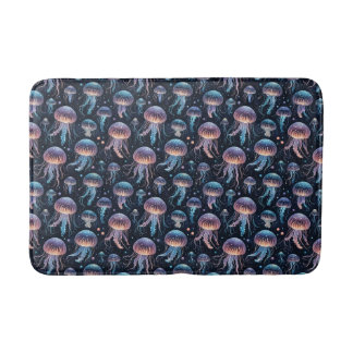 Tapis De Bain Mat à bain coloré de méduse - Mer Whimsical