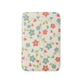 Tapis De Bain Mat à bain floral (Devant (Vertical))