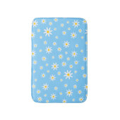 Tapis De Bain Mat Bain Bleu Daisy (Devant (Vertical))