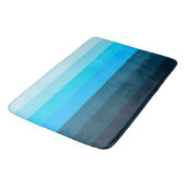 Tapis De Bain Mat Bain Bleu Nautique (Angle)