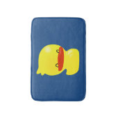 Tapis De Bain Mat Bain Bleu Super Cute (Devant (Vertical))
