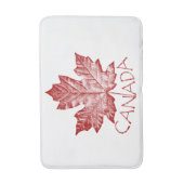 Tapis De Bain Mat-Bain Canada Souvenir Maple Leaf Décor (Devant (Vertical))