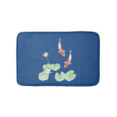 Tapis De Bain Mat Bleu Bath de Koi Pond (Devant)