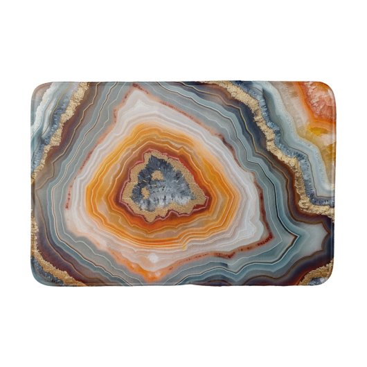 Tapis De Bain Mat de bain 3 D Agate (Devant)