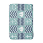 Tapis De Bain Mat de bain à courtepointe nautique (Devant (Vertical))