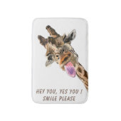 Tapis De Bain Mat de bain à Giraffe drôle (Devant (Vertical))