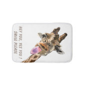 Tapis De Bain Mat de bain à Giraffe drôle (Devant)