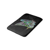 Tapis De Bain Mat de bain à papillon exotique (Angle)