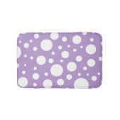 Tapis De Bain Mat de bain à points violets (Devant)