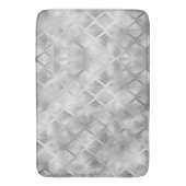 Tapis De Bain Mat de bain Abstrait géométrique gris argent (devant Vertical)