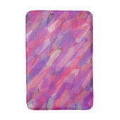 Tapis De Bain Mat de bain Abstrait violet et rose (Devant (Vertical))