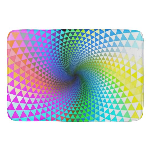 Tapis De Bain Mat de bain/Arc-en-ciel Abstrait (Devant)