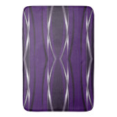 Tapis De Bain Mat de bain - Argent violet Rétro (devant Vertical)