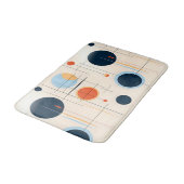 Tapis De Bain Mat de bain atomique moderne du milieu du siècle (Angle)