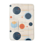 Tapis De Bain Mat de bain atomique moderne du milieu du siècle (Devant (Vertical))