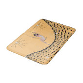 Tapis De Bain Mat de bain avec Fille de pommeau à coudre (Angle)