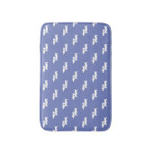 Tapis De Bain Mat de bain bleu Dachshund (Devant (Vertical))