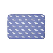 Tapis De Bain Mat de bain bleu Dachshund (Devant)