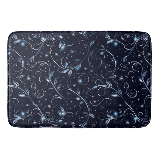 Tapis De Bain Mat de bain bleu hiver (Devant)