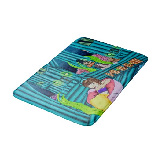 Tapis De Bain Mat de bain caché des sirènes (Angle)