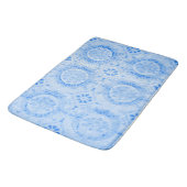 Tapis De Bain Mat de bain Damas bleu (Angle)