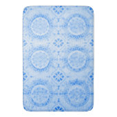 Tapis De Bain Mat de bain Damas bleu (devant Vertical)