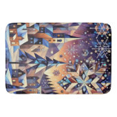 Tapis De Bain Mat de bain d'art de nuit d'hiver (Devant)