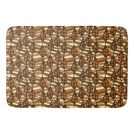 Tapis De Bain Mat de bain d'automne rétro (Devant)