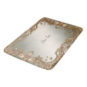 Tapis De Bain Mat de bain de cadre doré (Angle)