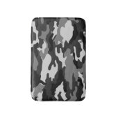Tapis De Bain Mat de bain de camouflage gris (Devant (Vertical))