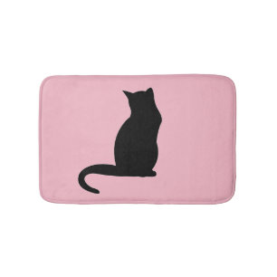 TAPIS DE BAIN MAT DE BAIN DE CHAT, ROSE