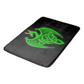 Tapis De Bain Mat de bain de dragon céleste vert (Angle)
