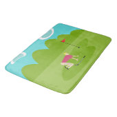 Tapis De Bain Mat de bain de Golfer Retro (Angle)