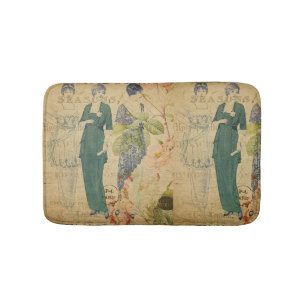 Tapis De Bain Mat de bain de la carte postale française