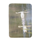 Tapis De Bain Mat de bain de la famille du cygne (Devant (Vertical))