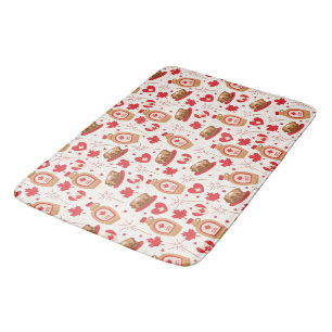 Tapis De Bain Mat de bain de la fête du Canada