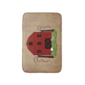 Tapis De Bain Mat de bain de la grange rouge (Devant (Vertical))