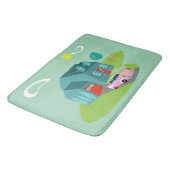 Tapis De Bain Mat de bain de la maison rétro (Angle)