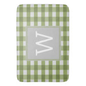 Tapis De Bain Mat de bain de monogramme de Buffle Vert (devant Vertical)