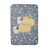 Tapis De Bain Mat de bain de Noël Jaune Mittens (Devant (Vertical))