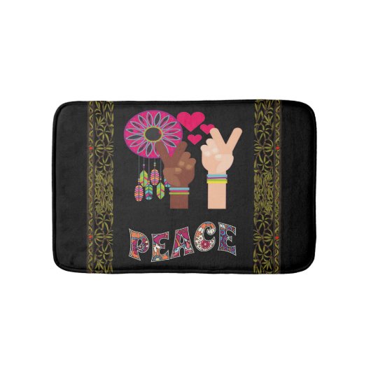 Tapis De Bain Mat de bain de paix (Devant)
