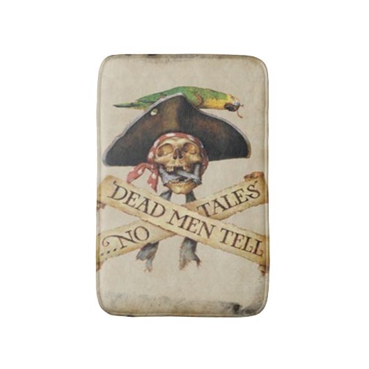 Tapis De Bain Mat de bain de pirate mort (Devant (Vertical))