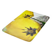 Tapis De Bain Mat de bain de tulipe jaune (Angle)