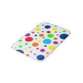 Tapis De Bain Mat de bain des points arc-en-ciel (Angle)