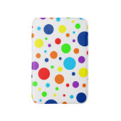 Tapis De Bain Mat de bain des points arc-en-ciel (Devant (Vertical))