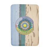 Tapis De Bain Mat de bain d'été ensoleillé (Devant (Vertical))