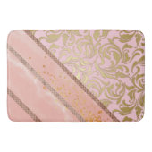 Tapis De Bain Mat de bain d'or rose (Devant)