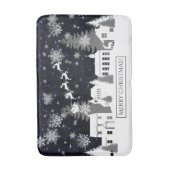 Tapis De Bain Mat de bain du village de Noël (Devant (Vertical))