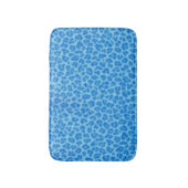 Tapis De Bain Mat de bain Empreinte de léopard bleu (Devant (Vertical))
