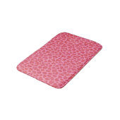 Tapis De Bain Mat de bain Empreinte de léopard rose (Angle)